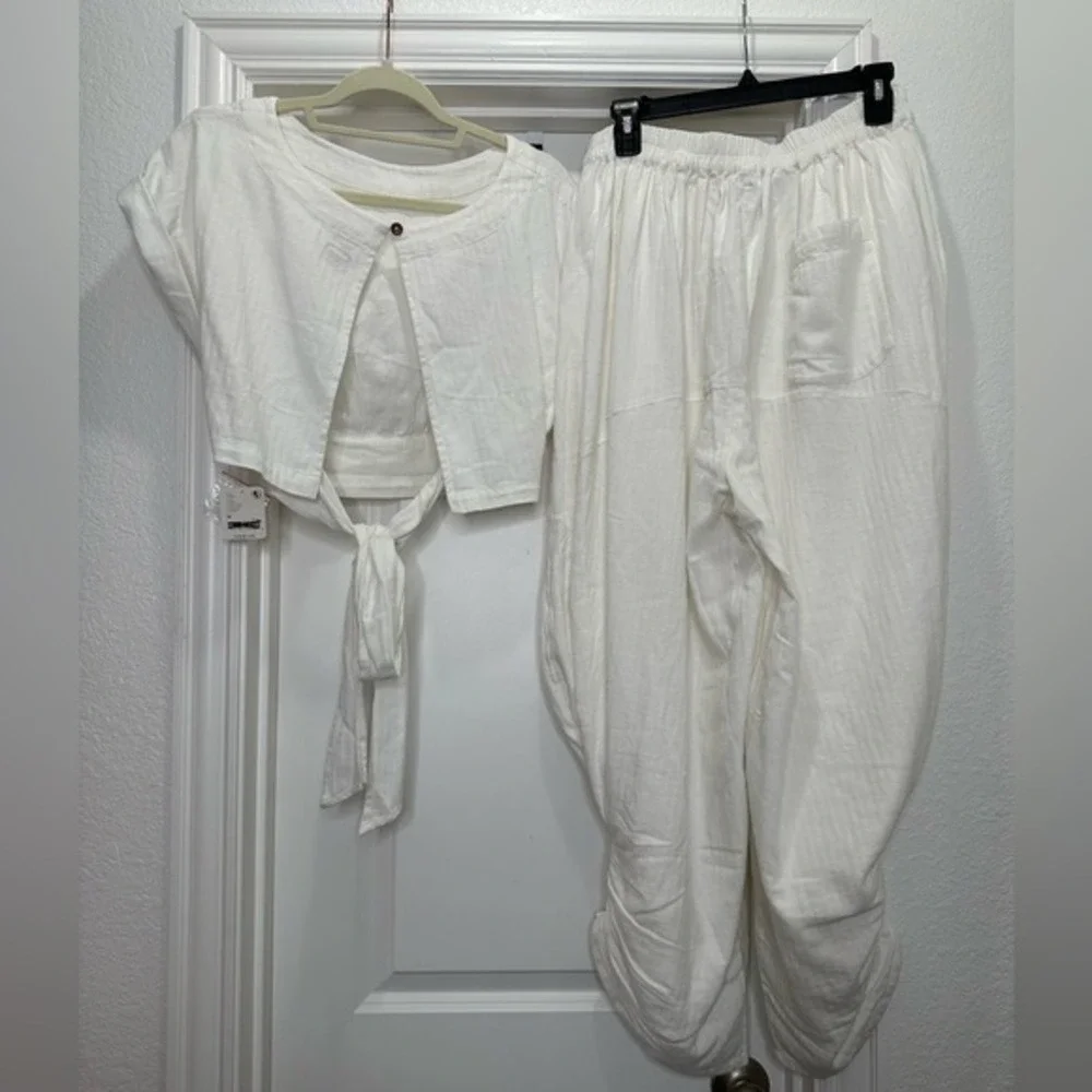 Free People‎ Free-Est Feelin' Free Medium WHITE Set NEW